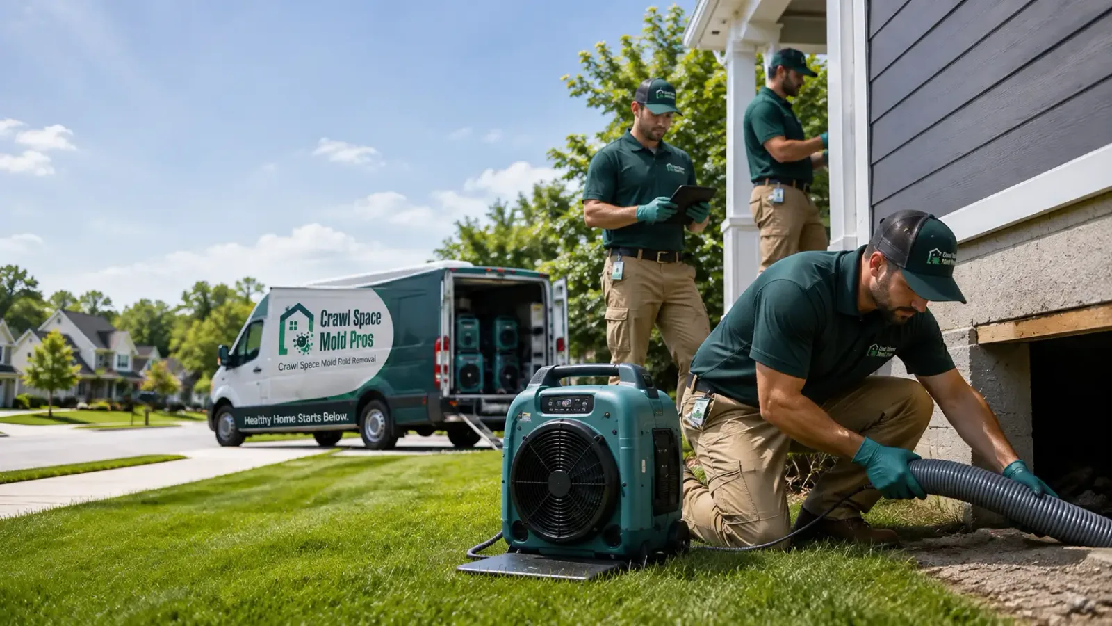 Crawl Space Mold Removal in Concord, NE